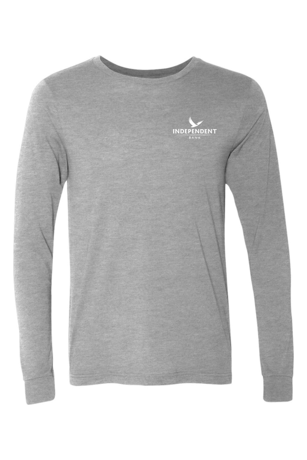 BELLA + CANVAS Unisex Heather CVC Long Sleeve Tee Left Chest