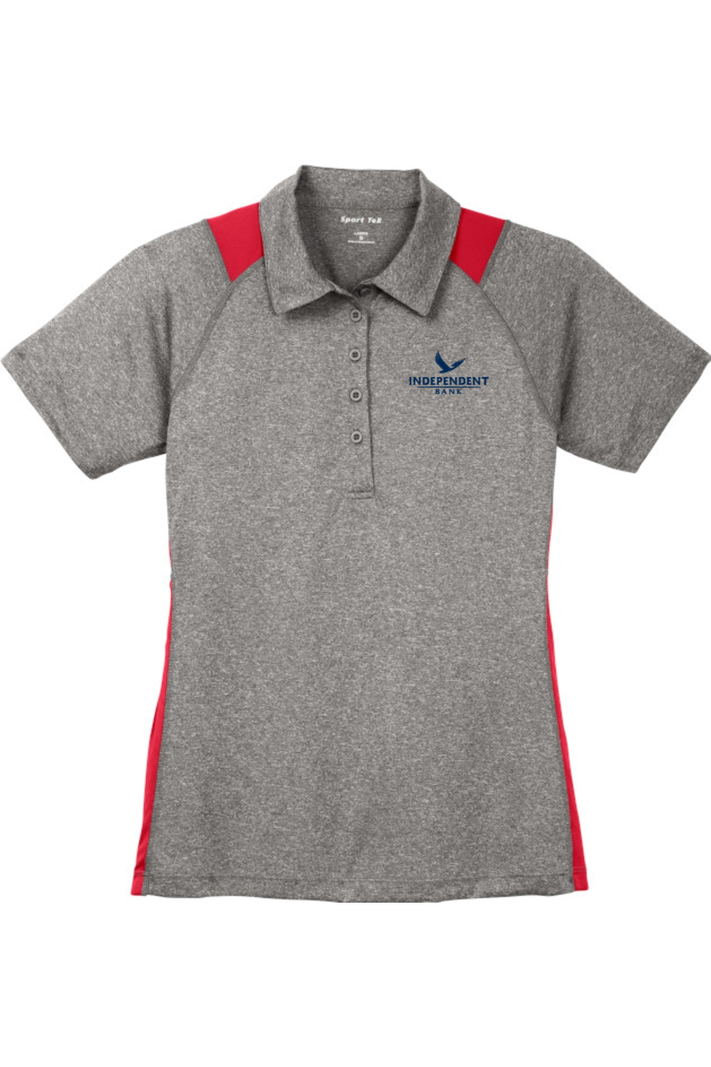 Sport-Tek Ladies Heather Colorblock Contender Polo