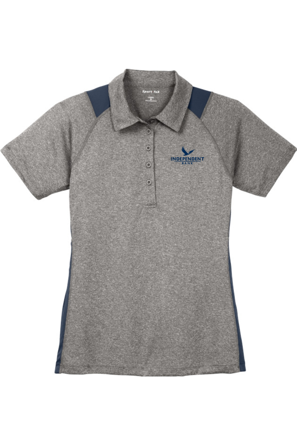 Sport-Tek Ladies Heather Colorblock Contender Polo