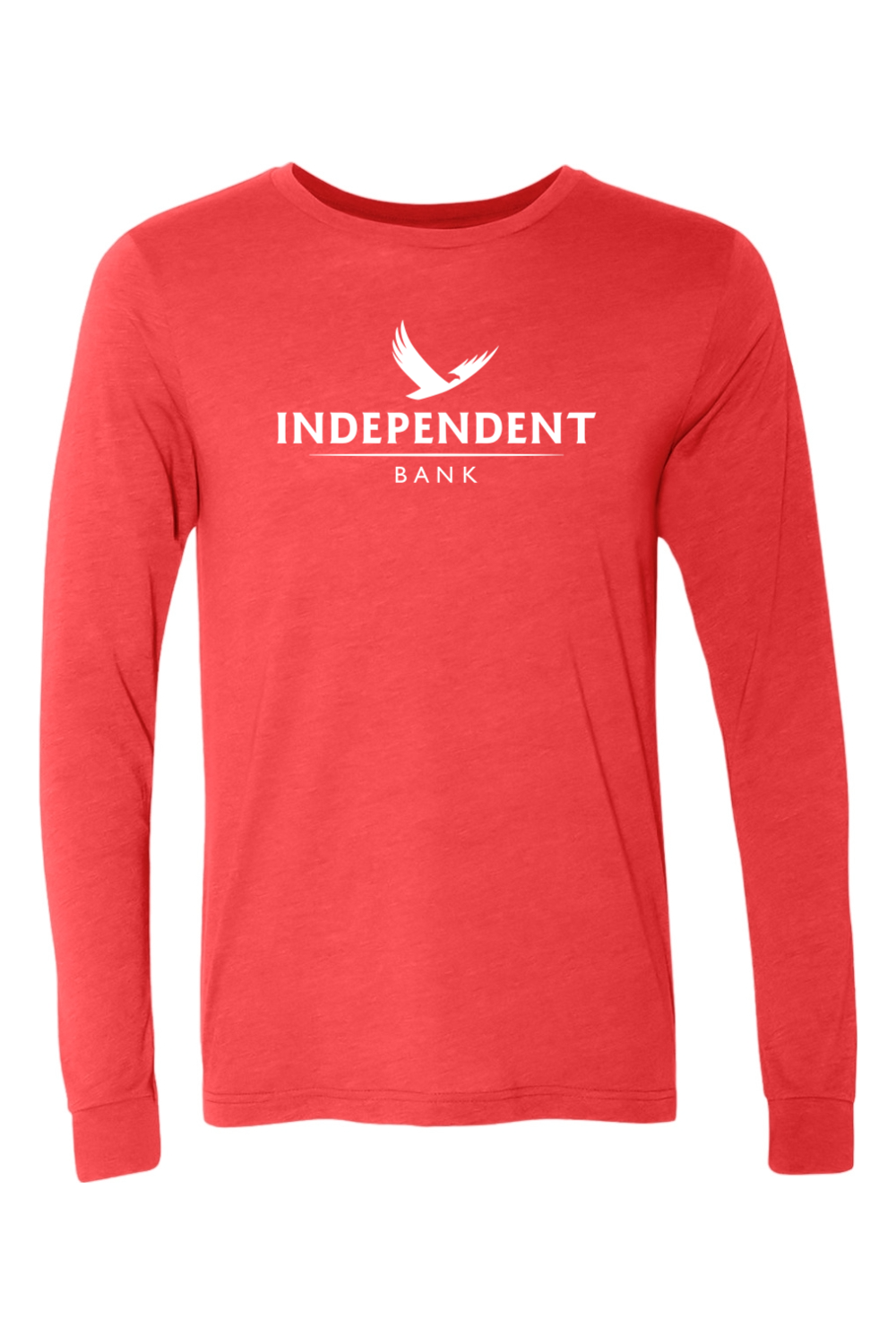 BELLA + CANVAS Unisex Heather CVC Long Sleeve Tee Full Front Print