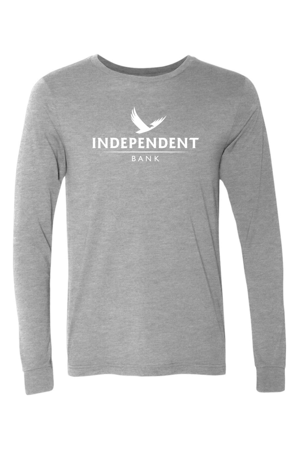 BELLA + CANVAS Unisex Heather CVC Long Sleeve Tee Full Front Print